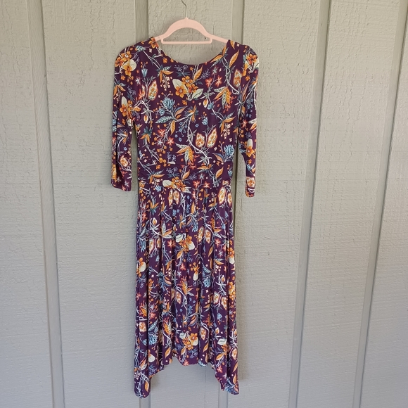 Anthropologie Maeve Women Beloved Floral Dress Size S Feminine Stretch Tie Front - Picture 6 of 16